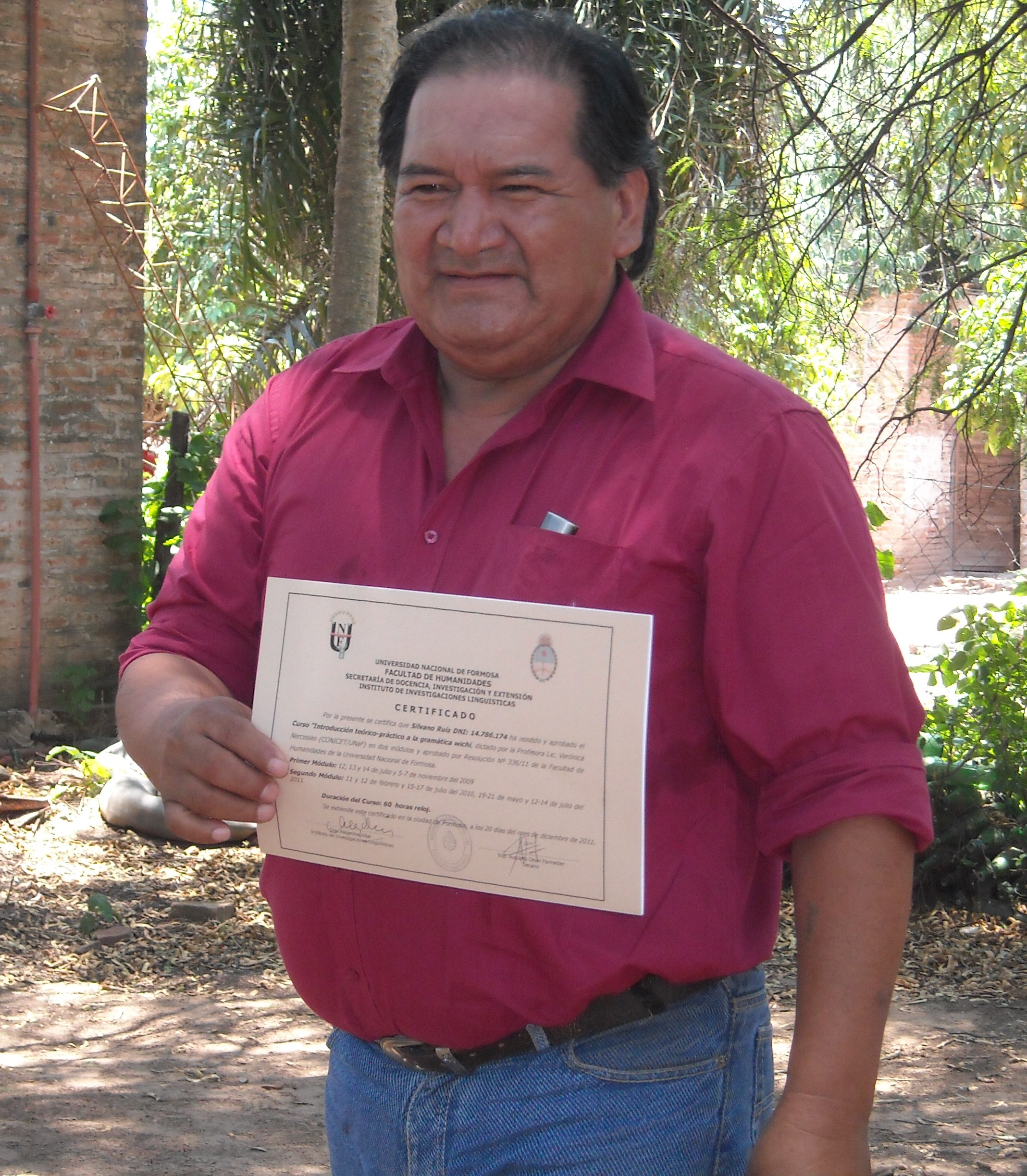 Entrega diplomas 2011. Silvano Ruiz (MEMA Esc.328)